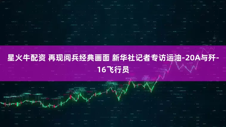 星火牛配资 再现阅兵经典画面 新华社记者专访运油-20A与歼-16飞行员