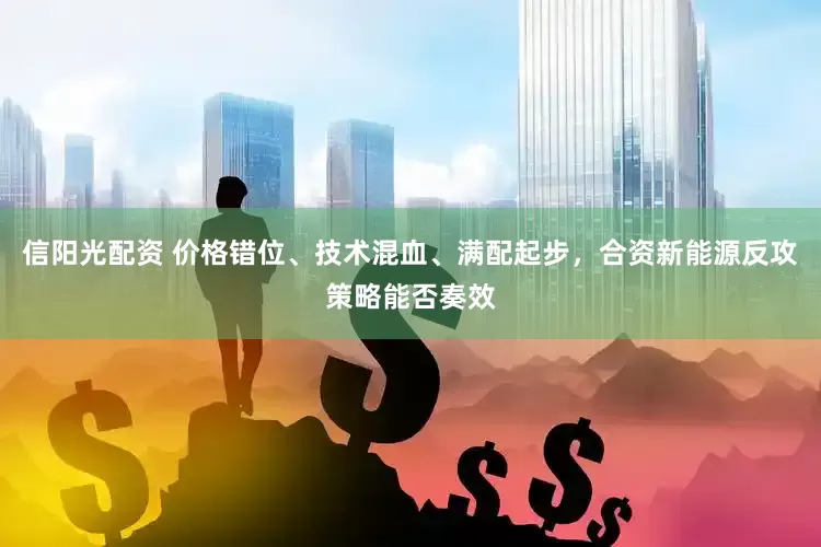 信阳光配资 价格错位、技术混血、满配起步，合资新能源反攻策略能否奏效